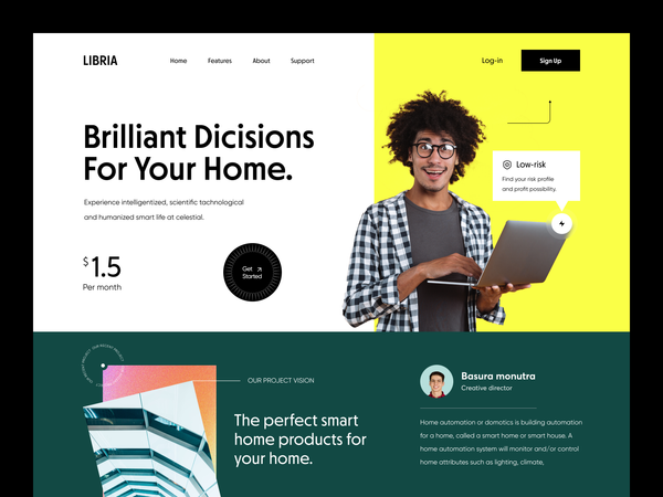 E-larning Website Design by Glow for Piqo Design on Dribbble