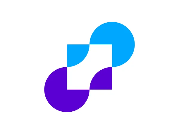 Moving Dots, modern financial logo design animation [GIF] by Alex Tass, logo designer on Dribbble