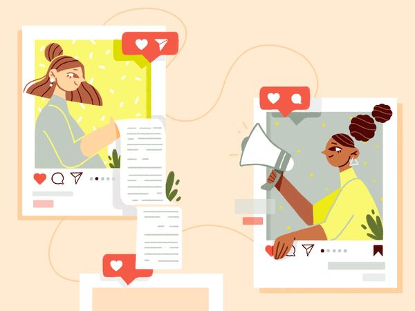 Social Media by Daniela Lan for Renderforest on Dribbble
