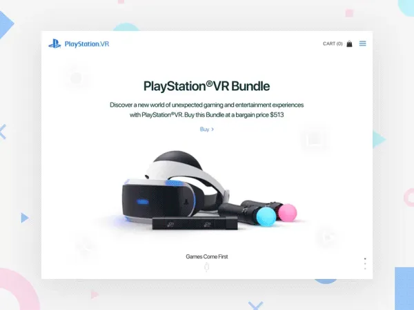 PS VR Store Interaction by Ramotion - Dribbble