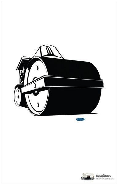 Khaitan Print Advert By JWT: Road roller | Ads of the World™