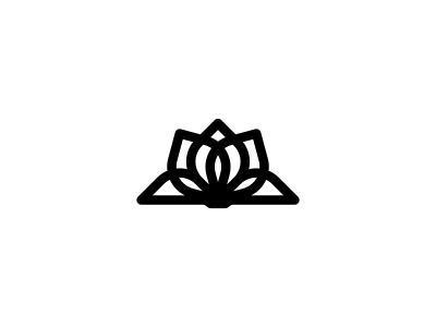 Lotus Book Logo Design by Dalius Stuoka - Dribbble