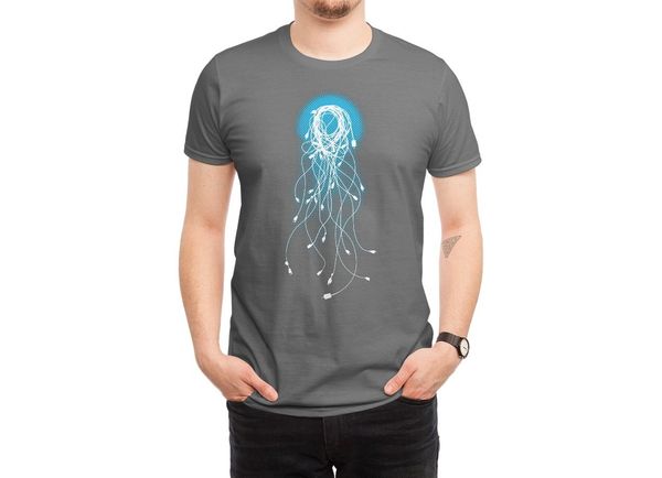Electric Jellyfish by Adam Wilson | Men's T-Shirt Threadless