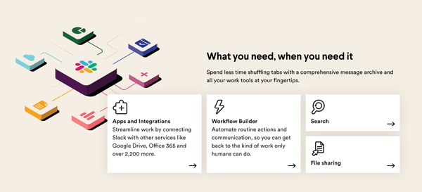 Slack // Feature Cards