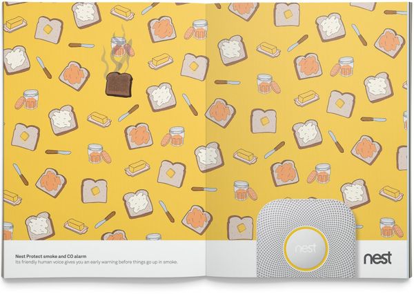 Nest Print Advert By BBH: Smoke | Ads of the World™