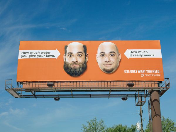 Denver Water Outdoor Advert By Sukle: Beard | Ads of the World™