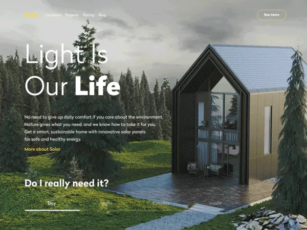 Homes of the Future Website by tubik on Dribbble