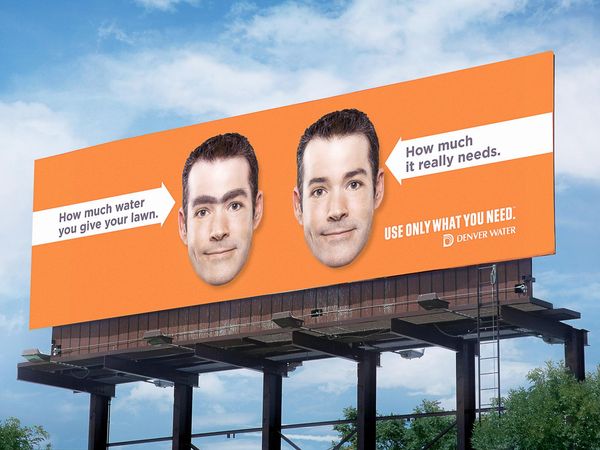 Denver Water Outdoor Advert By Sukle: Unibrow | Ads of the World™