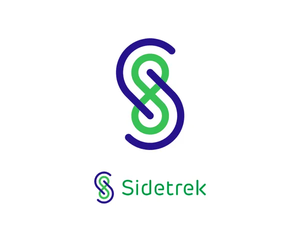Sidetrek infinite learning, dynamic ambigram logo design by Alex Tass, logo designer on Dribbble