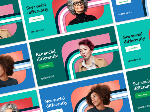 See Social Differently Campaign Ads by Katie Powell for Sprout Social on Dribbble