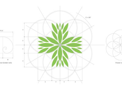 Sacred geometry in logo construction guidelines by Jan Zabransky - Dribbble