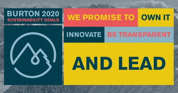 Sustainability | Burton Snowboards