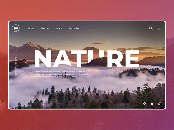 Nature Travel Website by Excellent WebWorld on Dribbble