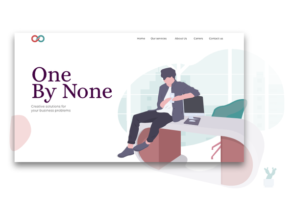 Illustrative Web Design by Pramod Poudel on Dribbble