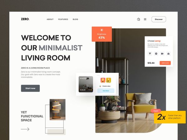 Creative Furniture Websites Design by UIHUT on Dribbble