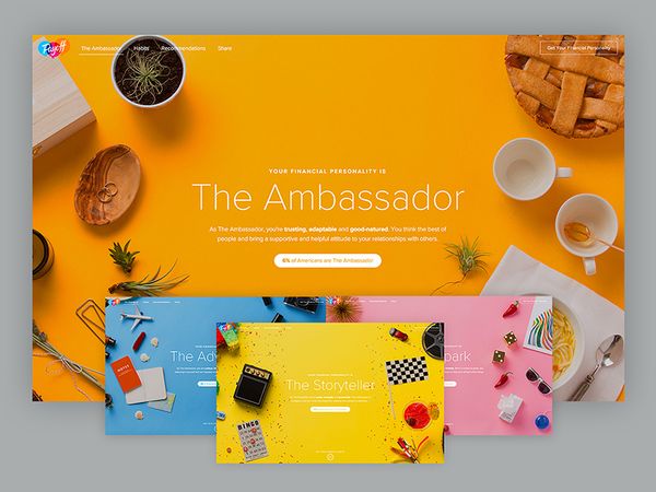 Payoff.com Financial Personality Quiz by Josh Hemsley - Dribbble