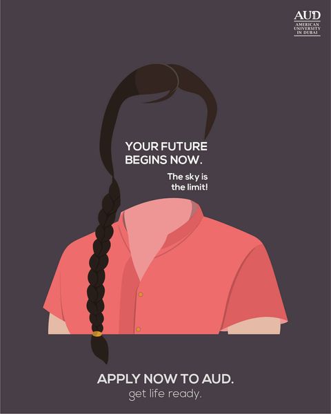 American University in Dubai: Aud Faces Campaign • Ads of the World™ | Part of The Clio Network