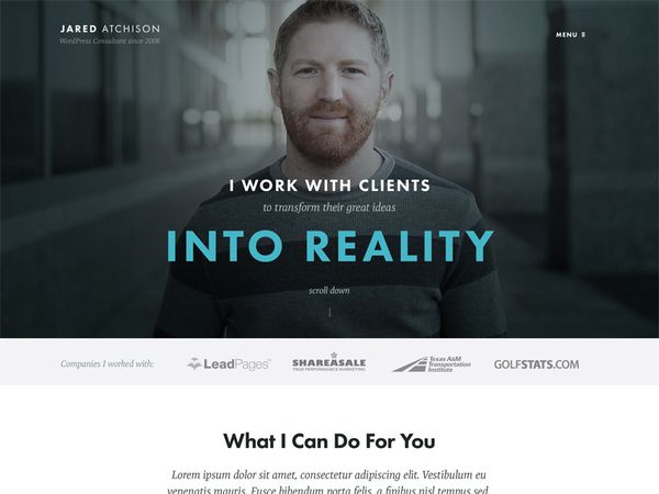 JaredAtchison.com by Rafal Tomal