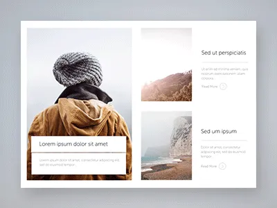 New page layouts by Tomáš Zeman - Dribbble