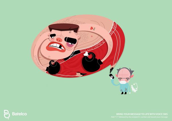 Batelco: Bubbles, Boxer | Ads of the World™