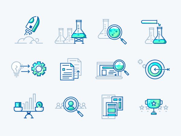 Business and Website icon sets by Rudy Muhardika for OWW on Dribbble