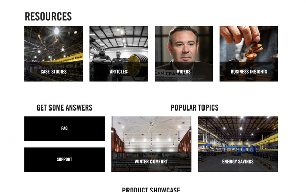 Big-ass fans resources