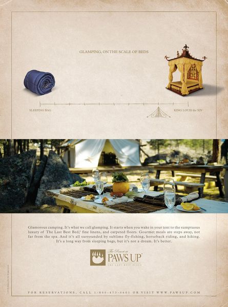 The Resort at Paws Up Print Advert By Neiman Group: Beds | Ads of the World™