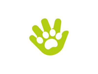 Hand And Paw Logo by Andrii Kovalchuk on Dribbble