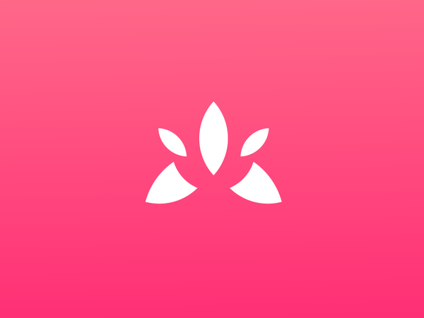 flower logo by Bagja Ahmad Syahid - Dribbble