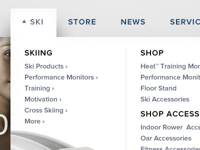 Fitness Mega Menu by Mike Precious - Dribbble