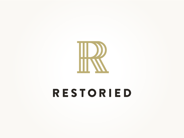 Restoried Logo by Aaron Wood on Dribbble