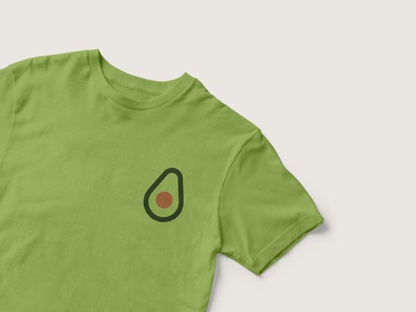 Branding T-shirt Avocado by Antonio Calvino on Dribbble