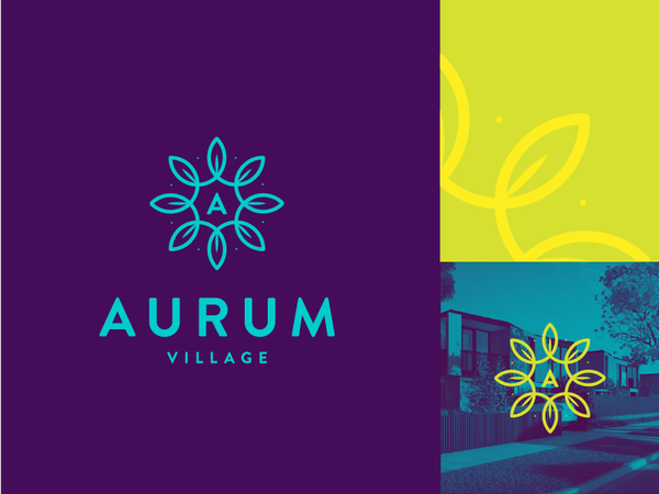 Aurum Village Branding Concept by Patrick Thompson - Dribbble