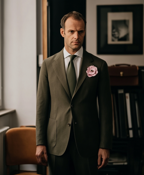 arsenbenda_low-angle_shot_of_a_bespoke_greige_linen_suit_with_8dcaf442-35ce-46aa