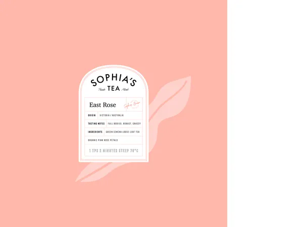 Sophia's Tea by Marka Network - Branding Agency