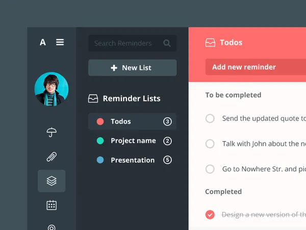 dribbble-todo-animated