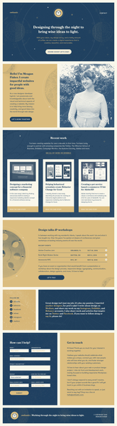 Owltastic • Web design by Meagan Fisher Couldwell