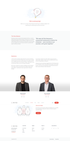 www.riyo.io - Our Story – Riyo - 2016-09-27
