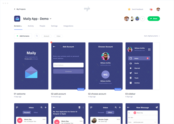 Evrybo - Free Collaboration and Prototyping tool for Designers