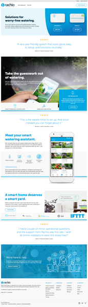 Rachio Smart WiFi Sprinkler Controller and Wireless Flow Meter