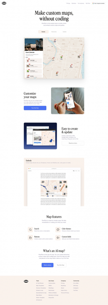 PamPam | Make custom maps for your website, no code needed.