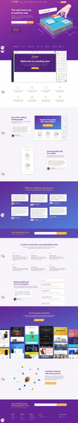 Landing Lion - The web's best way to build the web.