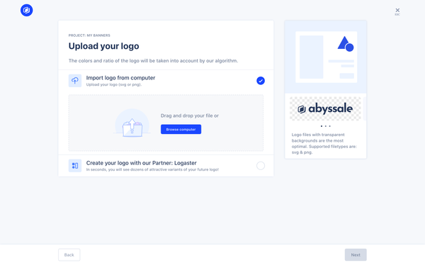 Abyssale platform - Generate your banners in no time