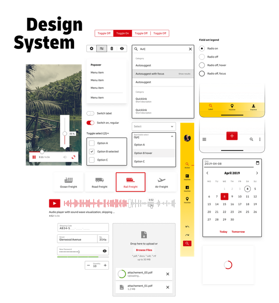 DHL UI Design System — Richard Bruskowski, Freelance Designer