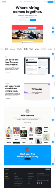 Homerun: where hiring comes together