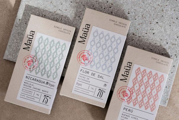 Maüa Brings You The Best Of Both Chocolates | Dieline - Design, Branding & Packaging Inspiration