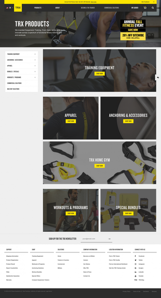 www.trxtraining.com - TRX Products - 2016-10-12
