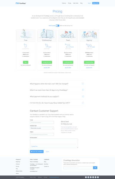 Pricing - FlowMapp
