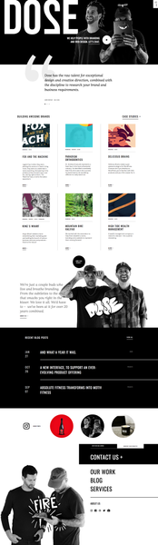 Dose Media - Branding and Web Design