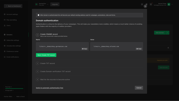 Account settings | MailerLite